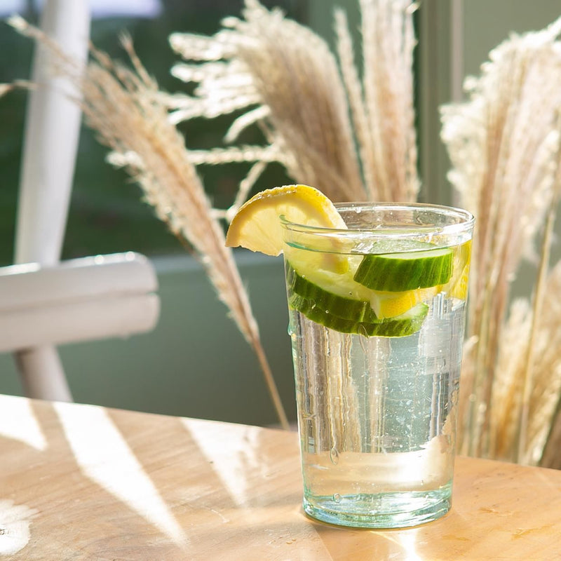 12pc Meknes Recycled Tumbler & Highball Glasses Set - By Nicola Spring