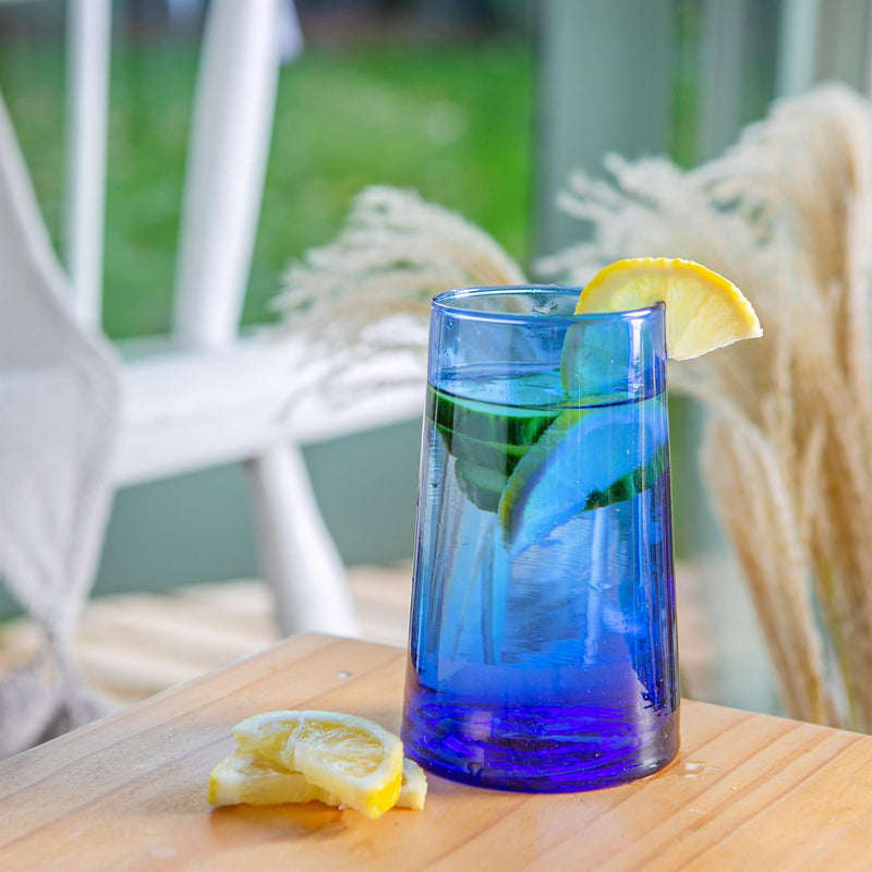 12pc Merzouga Recycled Tumbler & Highball Glasses Set - By Nicola Spring