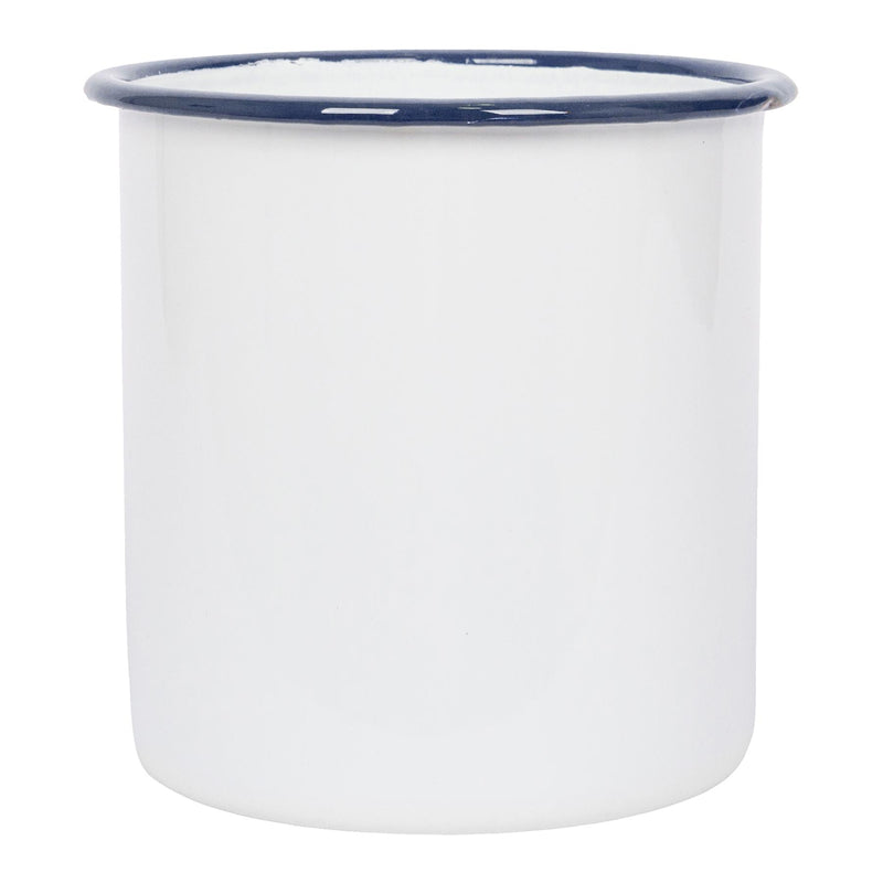 15.5cm White Enamel Utensil Holder - By Argon Tableware