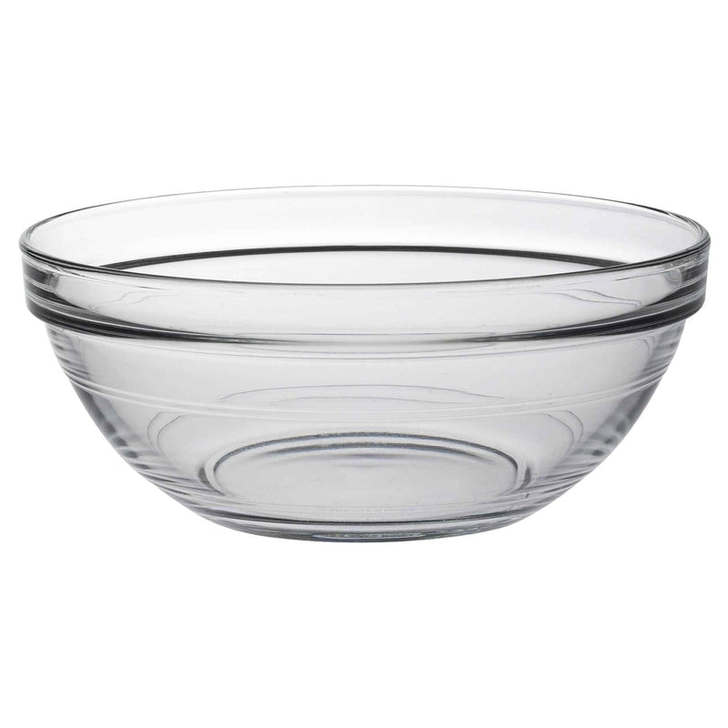 17cm Clear Lys Glass Nesting Mixing Bowl - By Duralex