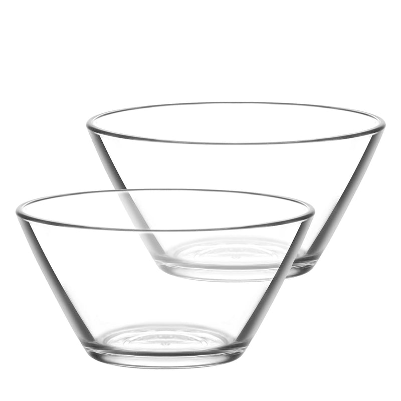 345ml Clear Vega Glass Bowls - Pack of Six - By LAV