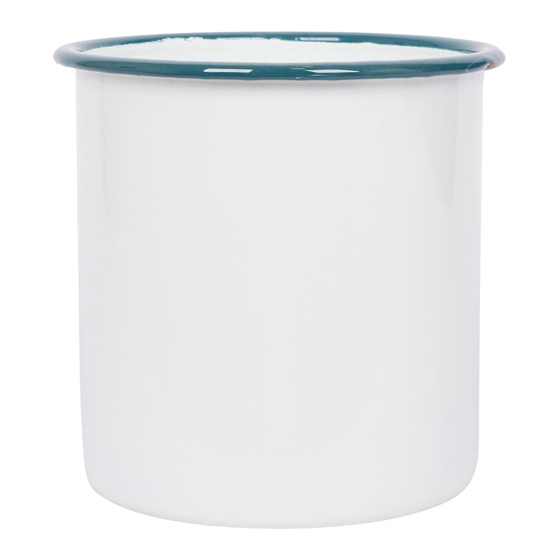 15.5cm White Enamel Utensil Holder - By Argon Tableware