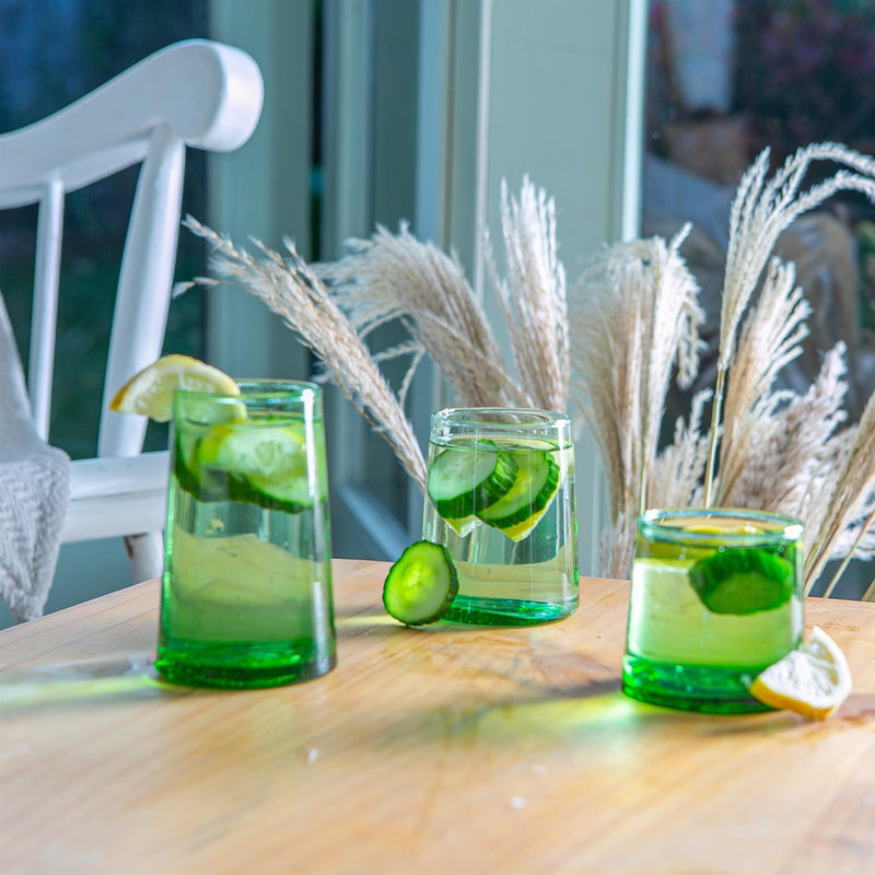 20pc Recycled Glassware Set - By Nicola Spring